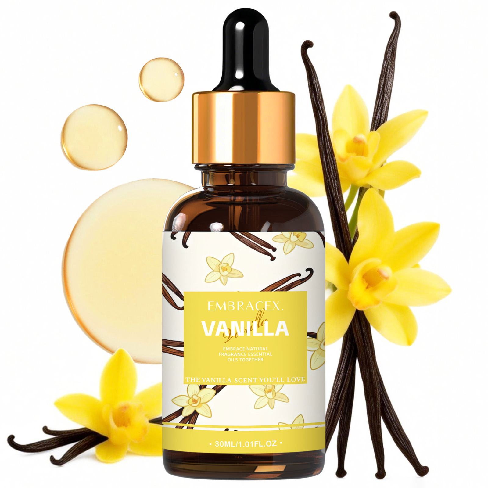 Candle Fragrance - 30ml Vanille Geuroliën voor Diffusers, Kaarsen