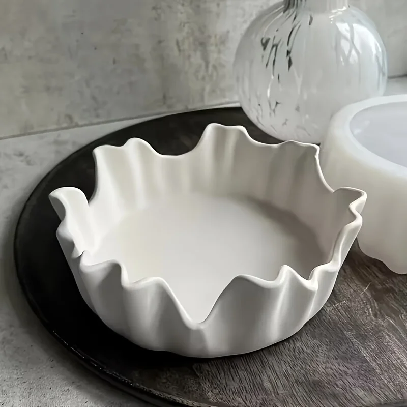 Candle Molds - Onregelmatige opbergbak siliconen mal gips kandelaar