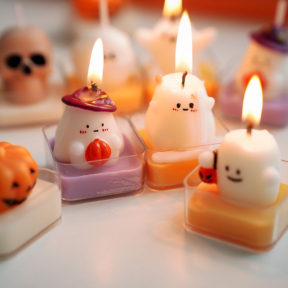 Paraffin Wax - Halloween Aromatherapie Kaarsen Ghost Geurende Nieuwe