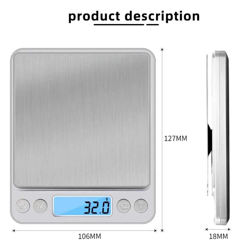 Candle Wax Scale - Draagbare digitale keukenweegschaal met meerdere specificaties,