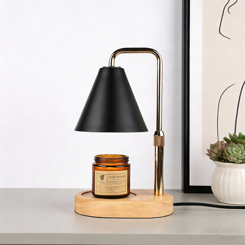 Zwarte kaarsenwarmerlamp met t - Wax Melts recensie en prijs
