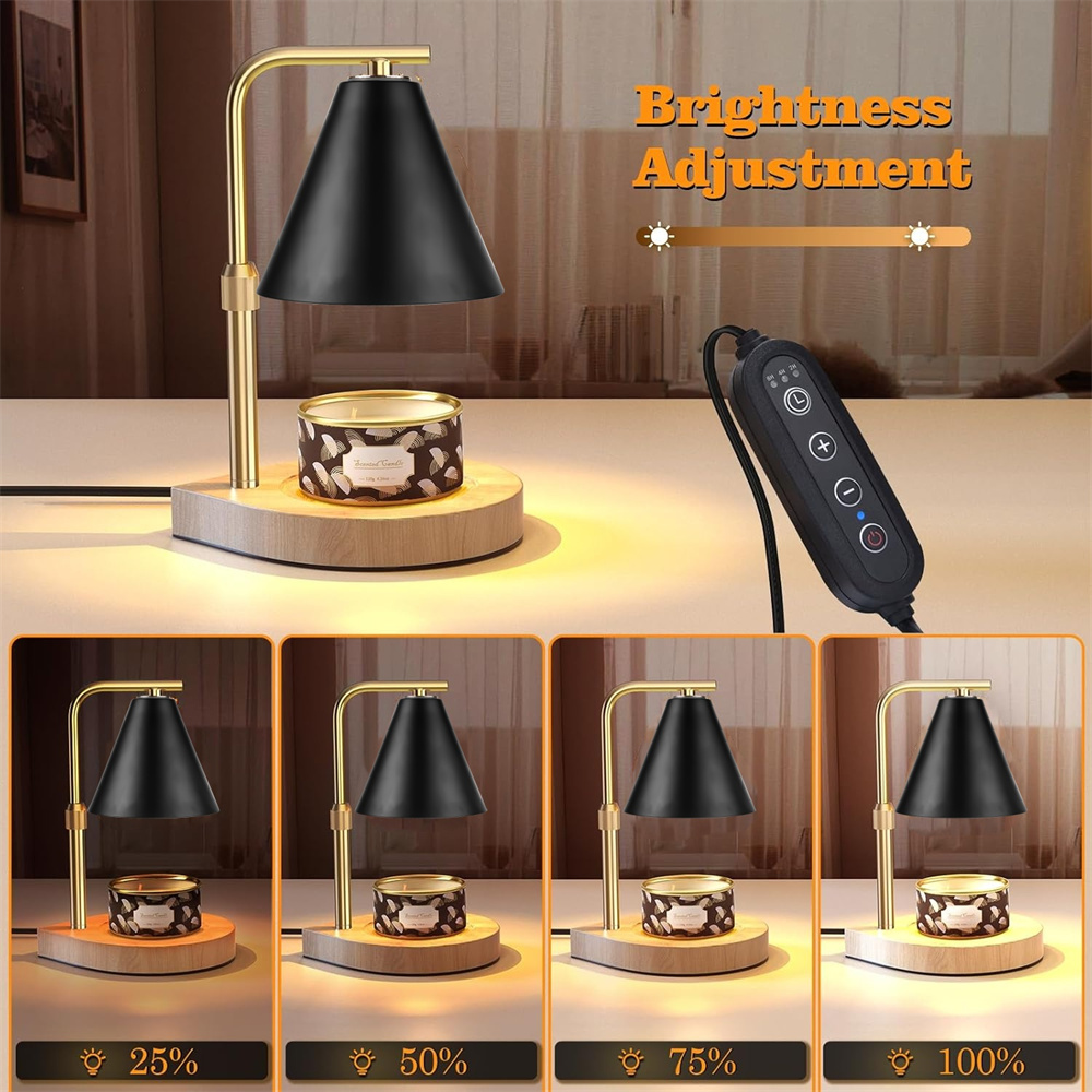 Zwarte kaarsenwarmerlamp met t - Wax Melts recensie en prijs