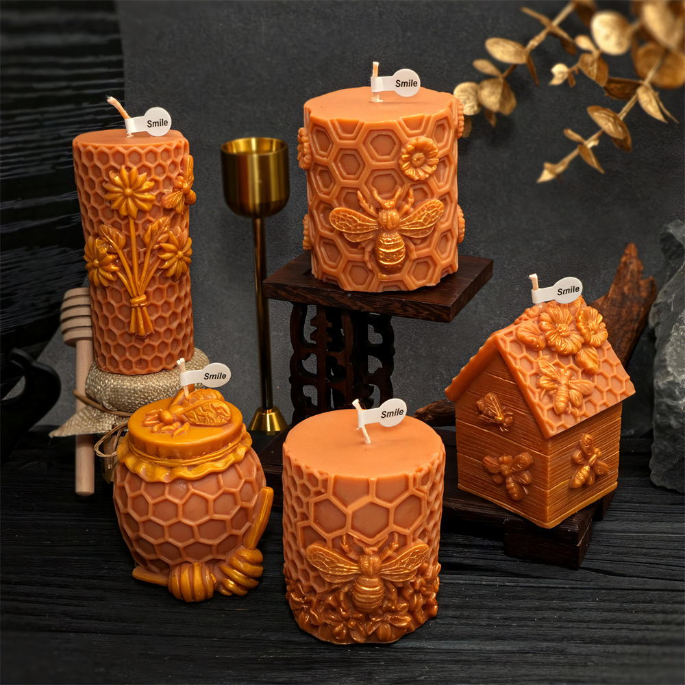 Honingraat Pijler Kaars Schimm - Candle Containers recensie en prijs
