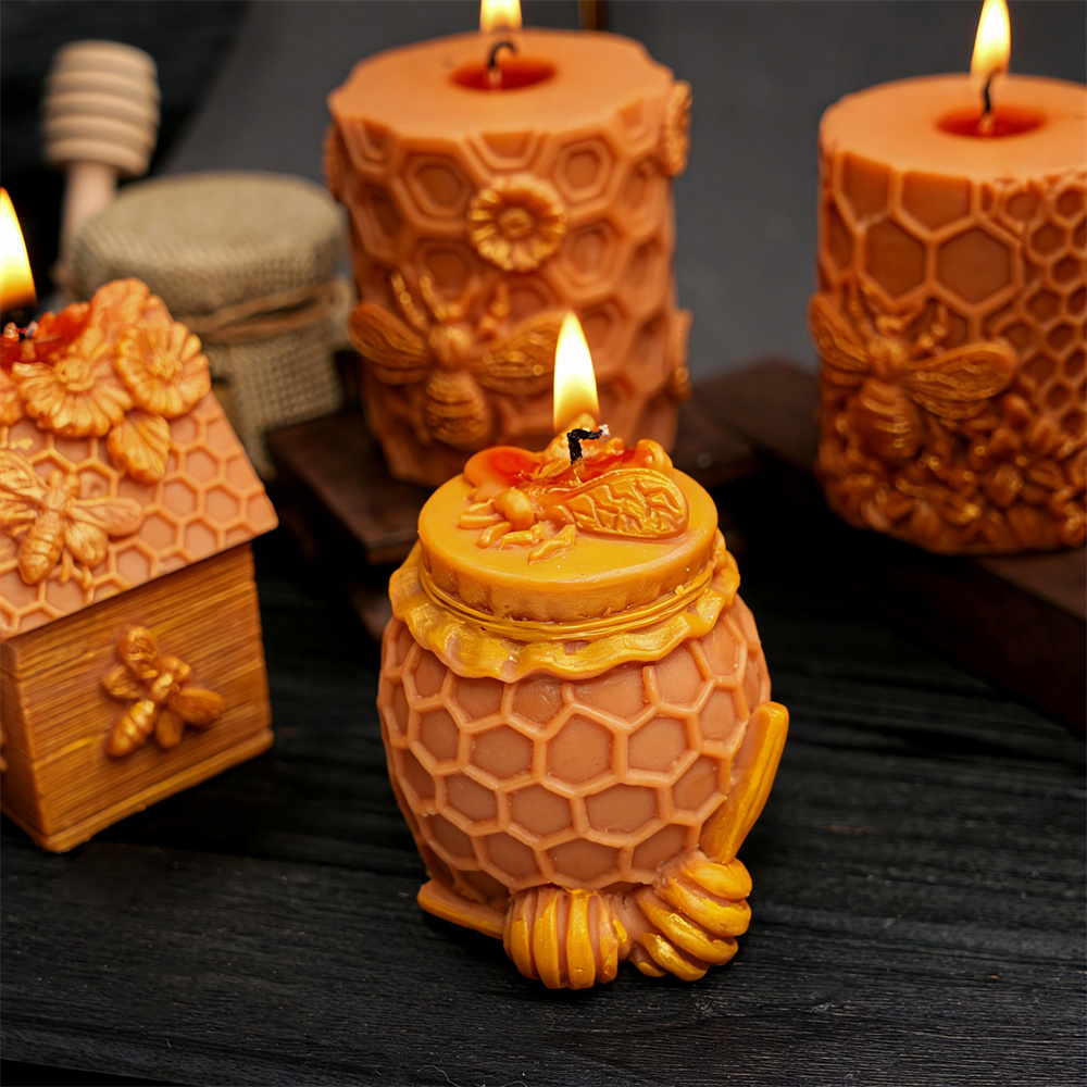Honingraat Pijler Kaars Schimm - Candle Containers recensie en prijs