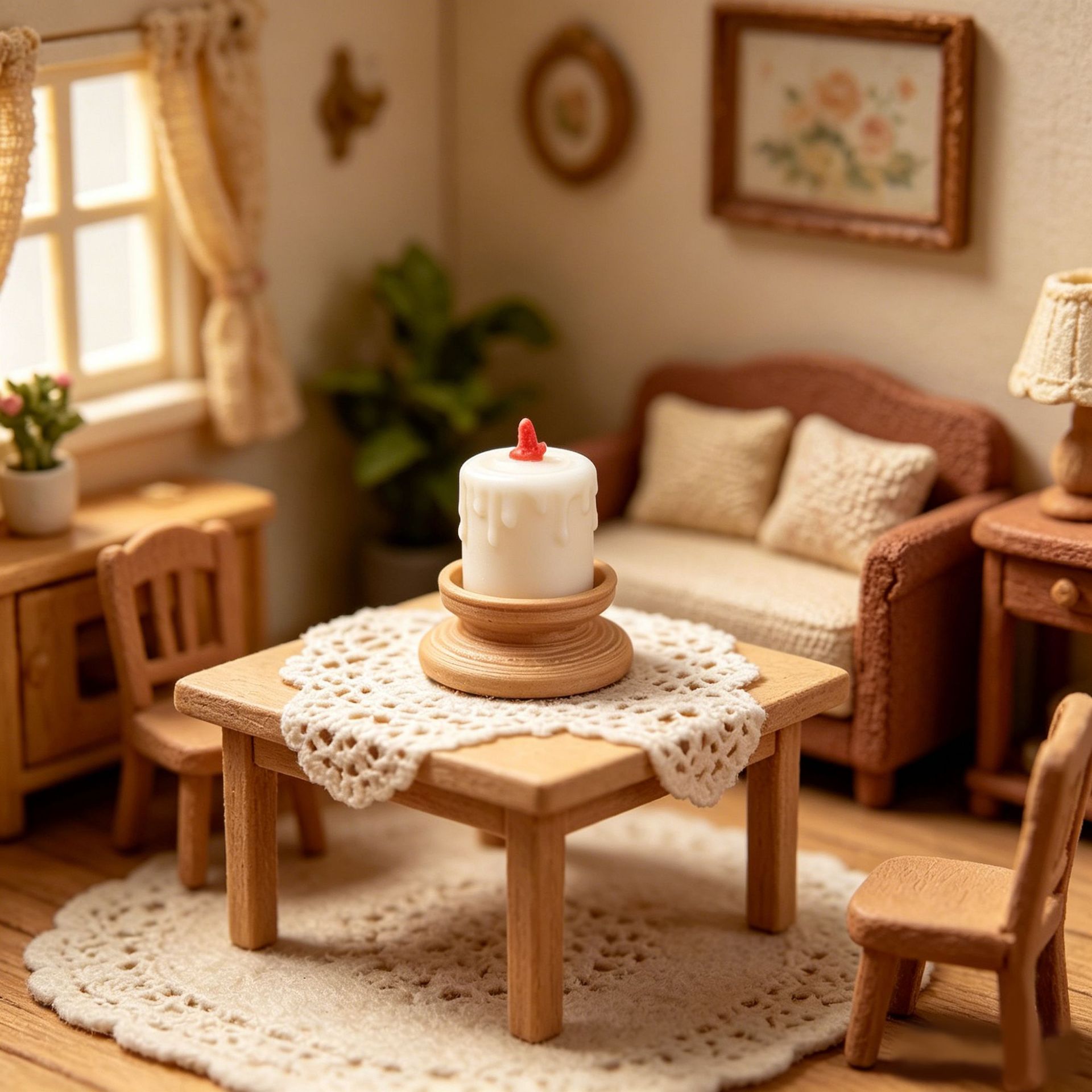 3 stuks 1/12 schaal poppenhuis - Candle Wax Scale recensie en prijs